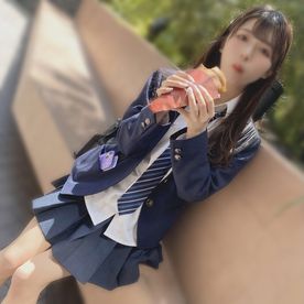 【顔出し】スレンダーちっぱい女。制服デートしてホテルでやりまくり中出し