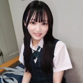 ＜無修正＞ホテルでリラックス中の黒髪清楚系美人と制服姿で貪り合う。吐息交じりエロいガチ喘ぎ～感度の良過ぎるキツキツまんこガチイキ連発❤濃厚中出し！